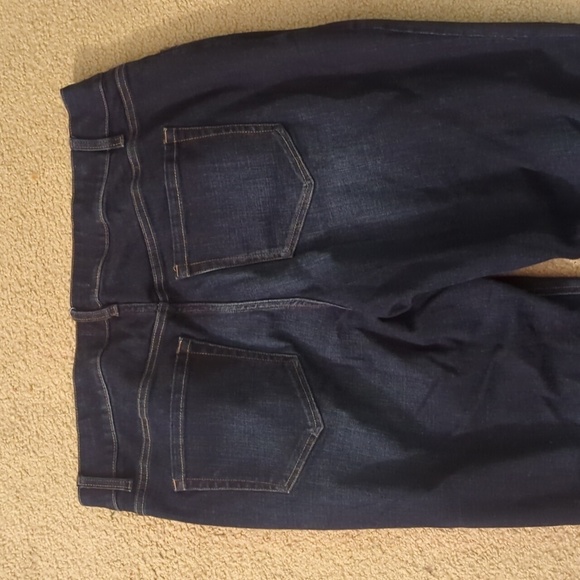 Lane Bryant Dark Wash Denim High Rise Straight Magic Waistband Size 16 - Picture 7 of 7